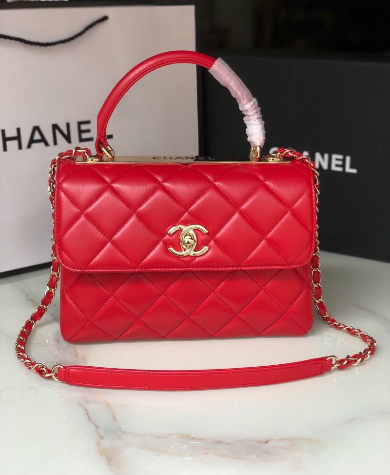 Ch**el top handle bags